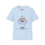 NASA Cute Alien T-Shirt — Colorful Cartoon Space Monster Tee