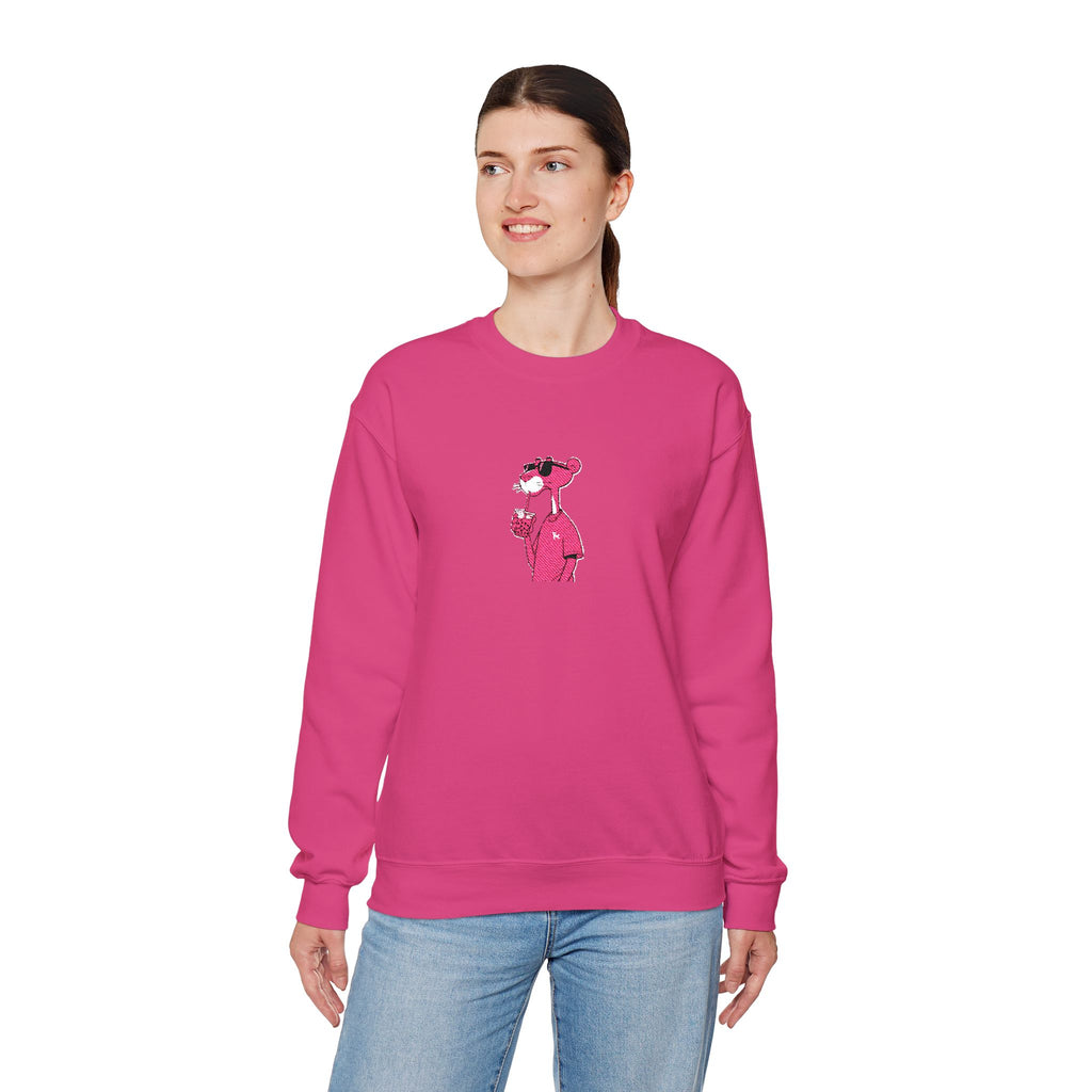 The Pink Panther Poodle Crewneck Sweatshirt
