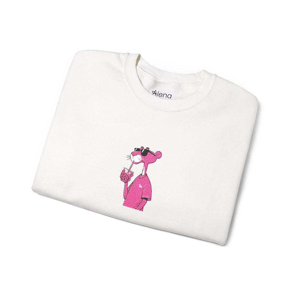 The Pink Panther Poodle Crewneck Sweatshirt