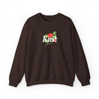 Kind Floral Crewneck Sweatshirt — Floral 'Kind' Graphic Pullover