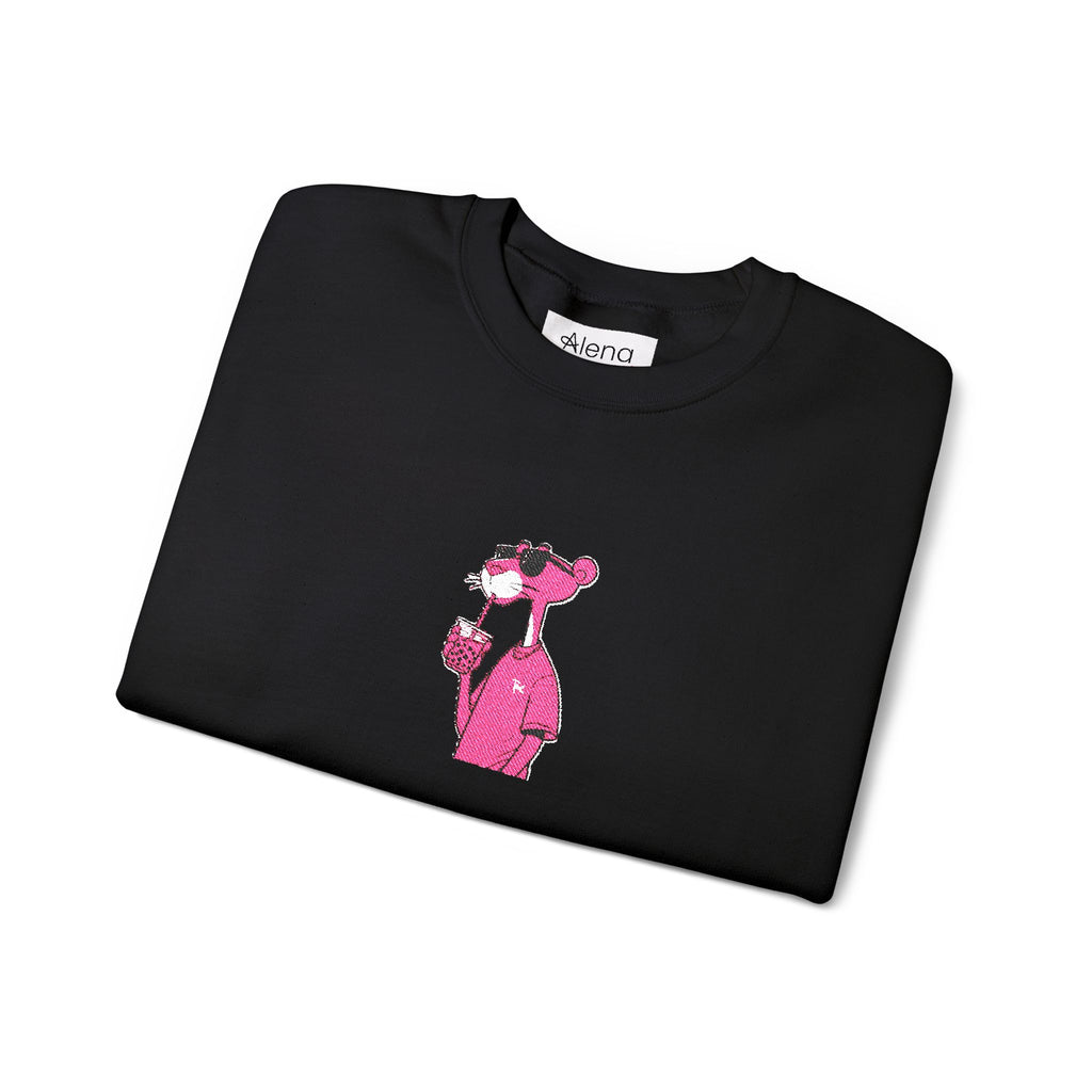 The Pink Panther Poodle Crewneck Sweatshirt