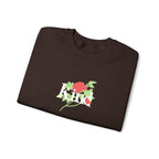 Kind Floral Crewneck Sweatshirt — Floral 'Kind' Graphic Pullover
