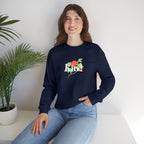 Kind Floral Crewneck Sweatshirt — Floral 'Kind' Graphic Pullover